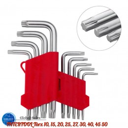 Набор Torx ключей Intertool 9 шт. (HT-0607)