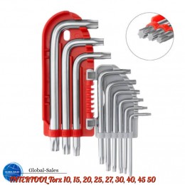 Набор Torx ключей Intertool 9 шт. Pro (HT-1821)