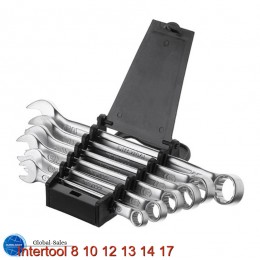 Набор рожково-накидных ключей Intertool 6 шт. (6-17 мм) Pro (XT-1001)