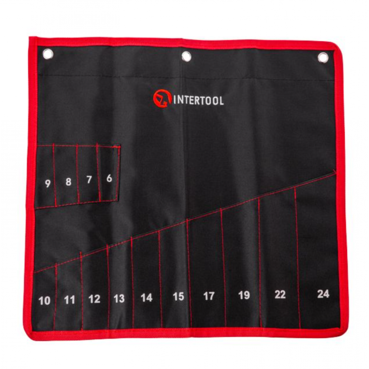 Чехол для гаечных ключей Intertool 14 карманов 430 х 430 мм (BX-9009)