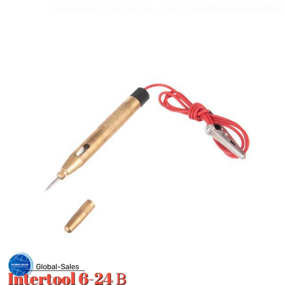 Индикатор напряжения Intertool 6-24 В металлический (VT-4009)