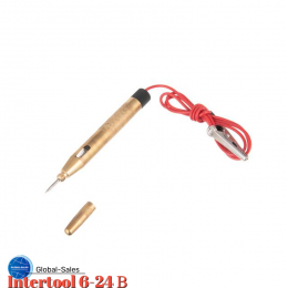 Индикатор напряжения Intertool 6-24 В металлический (VT-4009)