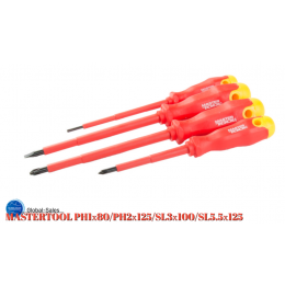 Набор диэлектрических отверток Mastertool 4 шт. 1000 В (40-1500) Набор диэлектрических отверток Mastertool 4 шт. 1000 В (40-1500)