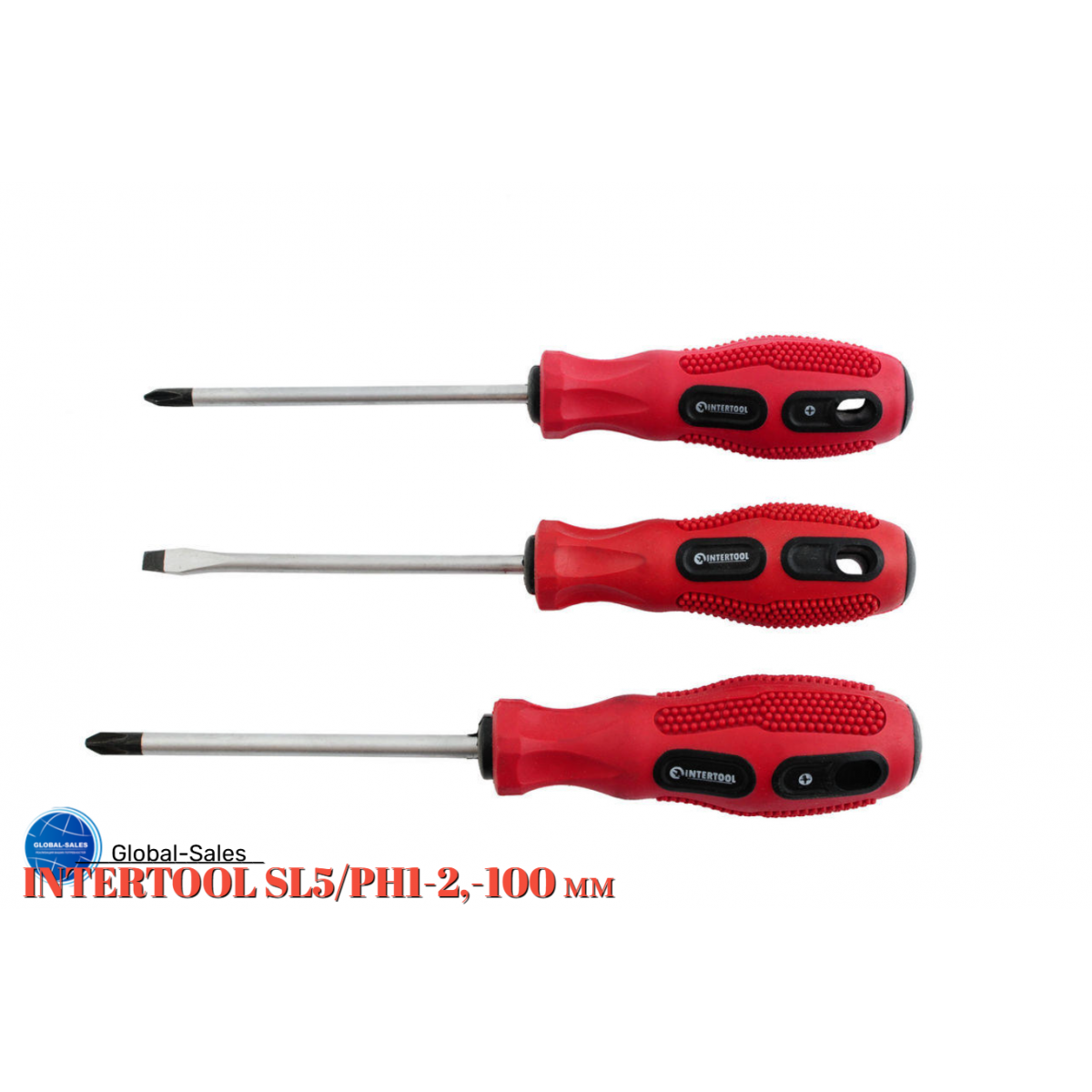 Набор отверток Intertool 3 шт. (VT-2004)