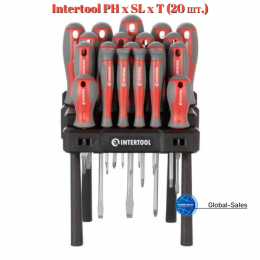 Набор отверток Intertool PH x SL x T (20 шт.) (VT-3371) Набор отверток Intertool PH x SL x T (20 шт.) (VT-3371)