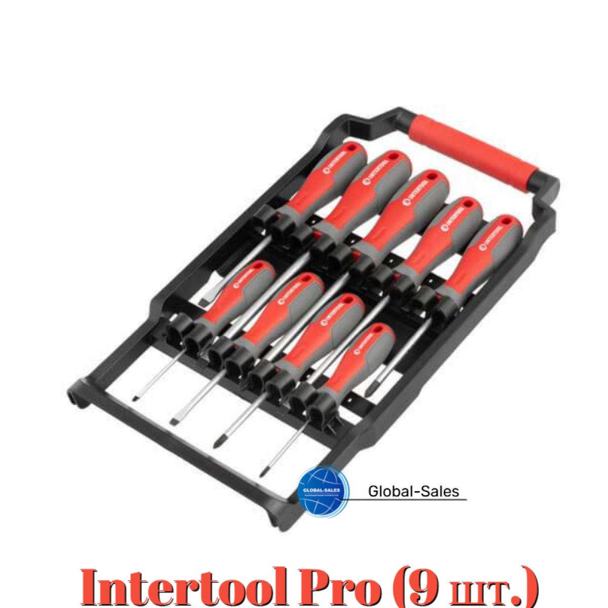 Набор отверток Intertool Pro (9 шт.) (VT-3349)