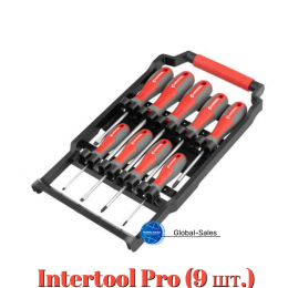 Набор отверток Intertool Pro (9 шт.) (VT-3349) Набор отверток Intertool Pro (9 шт.) (VT-3349)