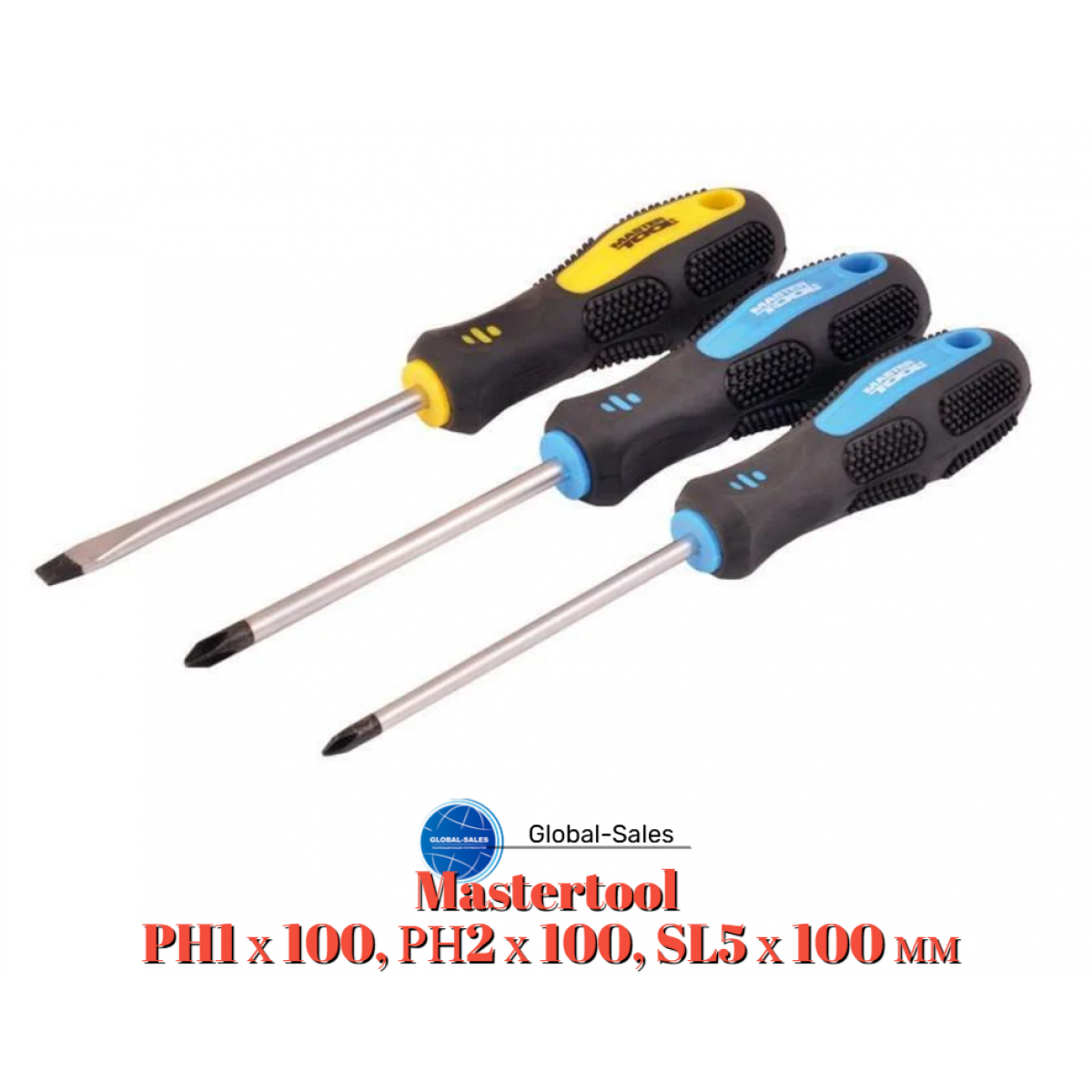 Набор отверток Mastertool 3 шт. (40-1504)