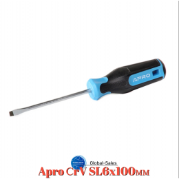 Отвертка Apro SL6 x 100мм PRO+ (301644) Отвертка Apro SL6 x 100мм PRO+ (301644)