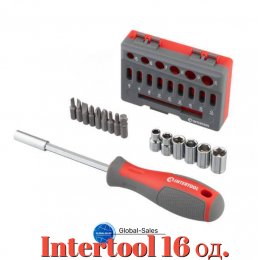 Отвертка Intertool 16 ед. Pro (VT-3345) Отвертка Intertool 16 ед. Pro (VT-3345)
