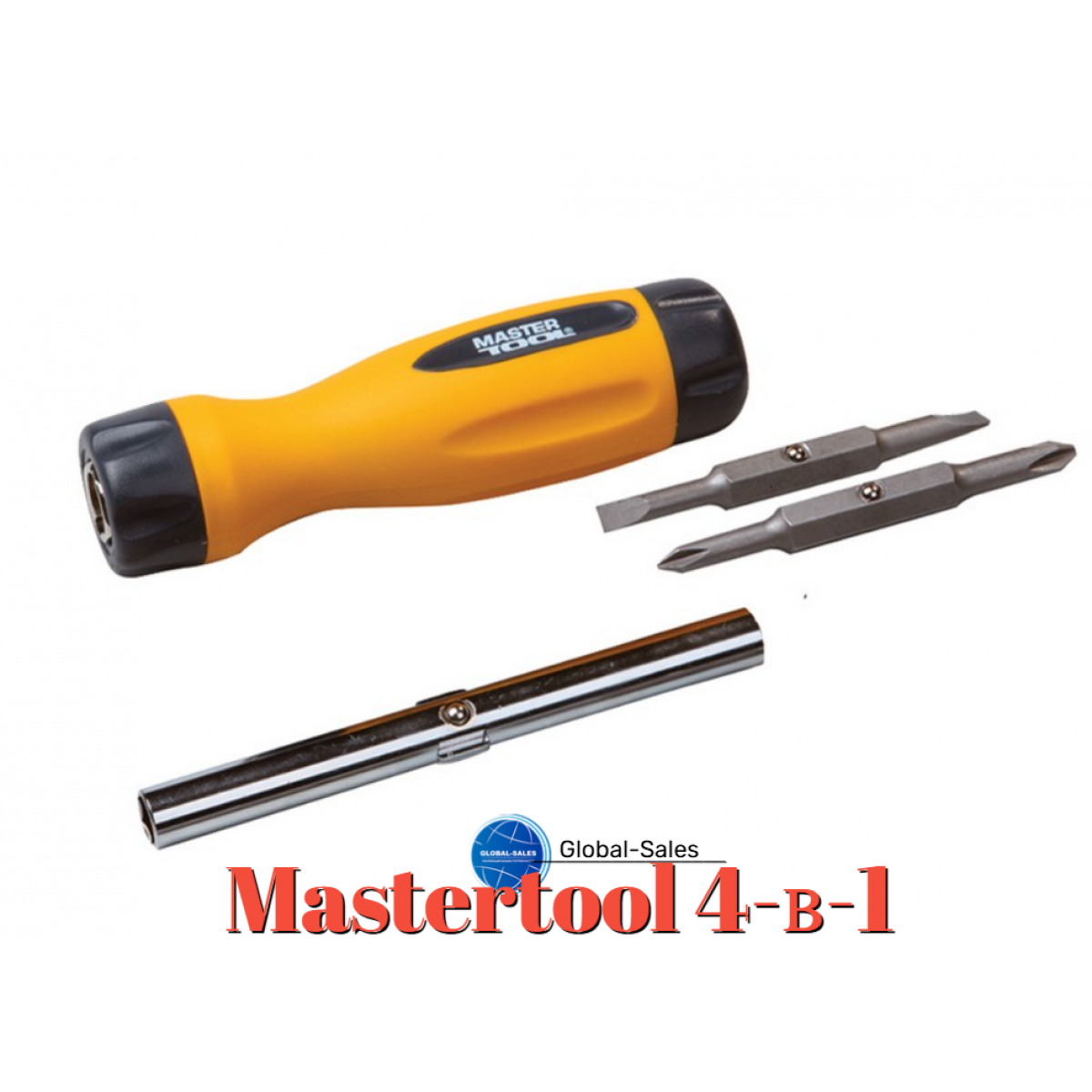 Отвертка Mastertool 4-в-1 (40-0516)