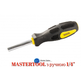 Отвертка Mastertool магнитная для насадок 1/4" (40-0339)