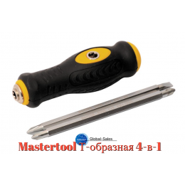 Отвертка Mastertool Т-образная 4-в-1 (40-0140)