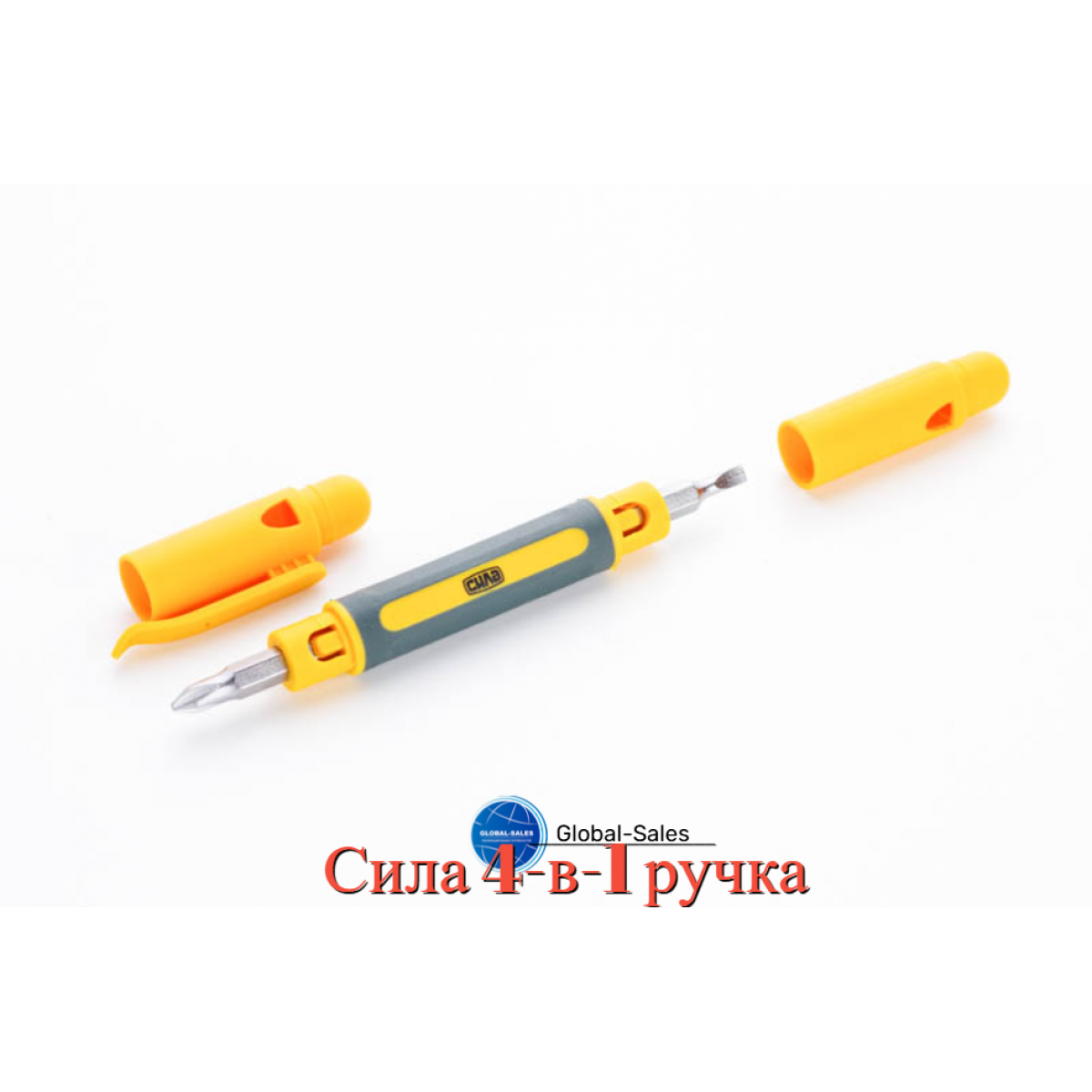 Отвертка Сила 4-в-1 ручка (302033)