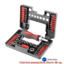 Отвертка Intertool реверсионная Storm 38 ед. (VT-3638) Отвертка Intertool реверсионная Storm 38 ед. (VT-3638)