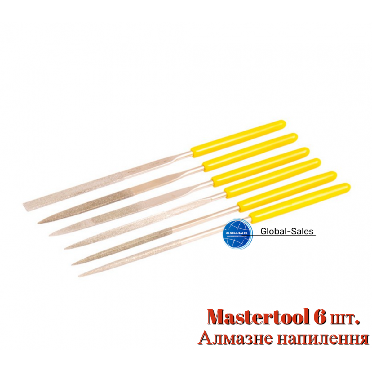 Набор алмазных надфилей Mastertool 6 шт. (06-0011)