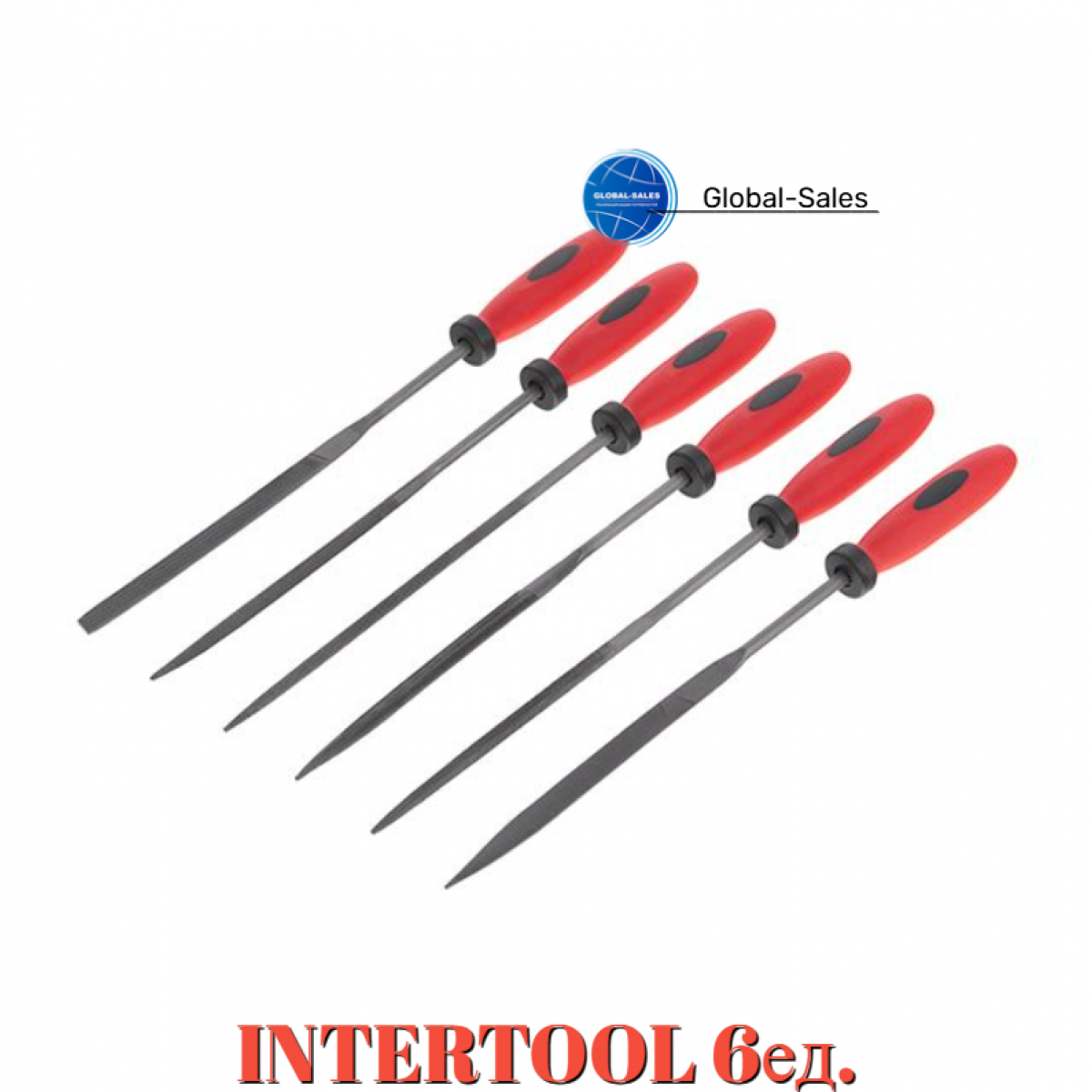 Набор надфилей Intertool 6 шт. (HT-3706)