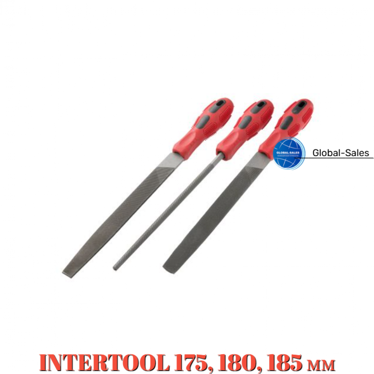 Набор напильников Intertool 3 шт. (HT-3703)