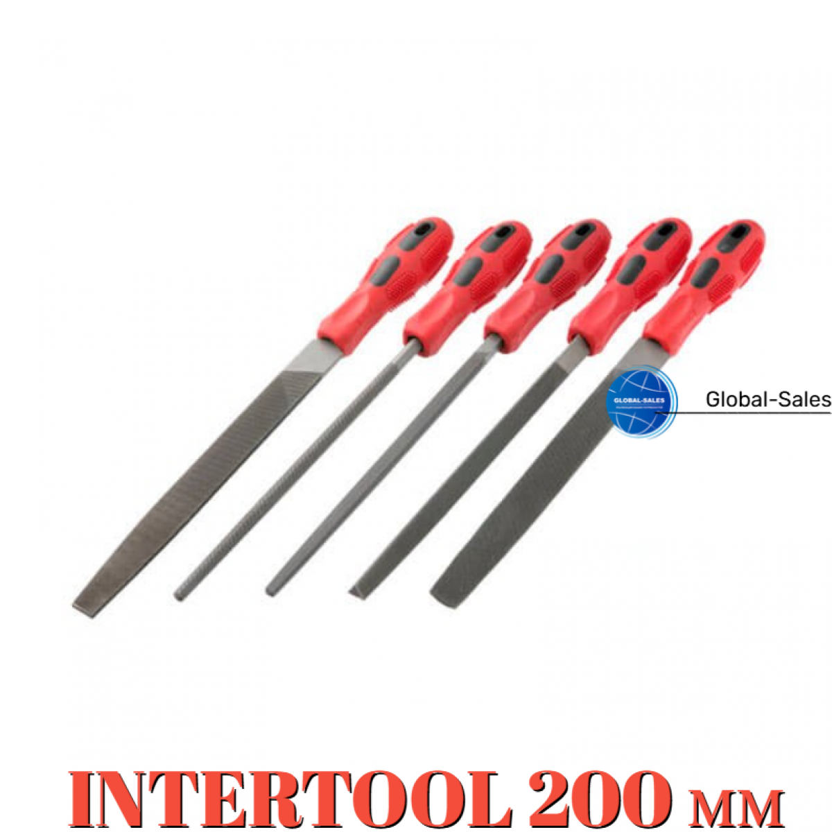Набор напильников Intertool 5 шт. (HT-3705)