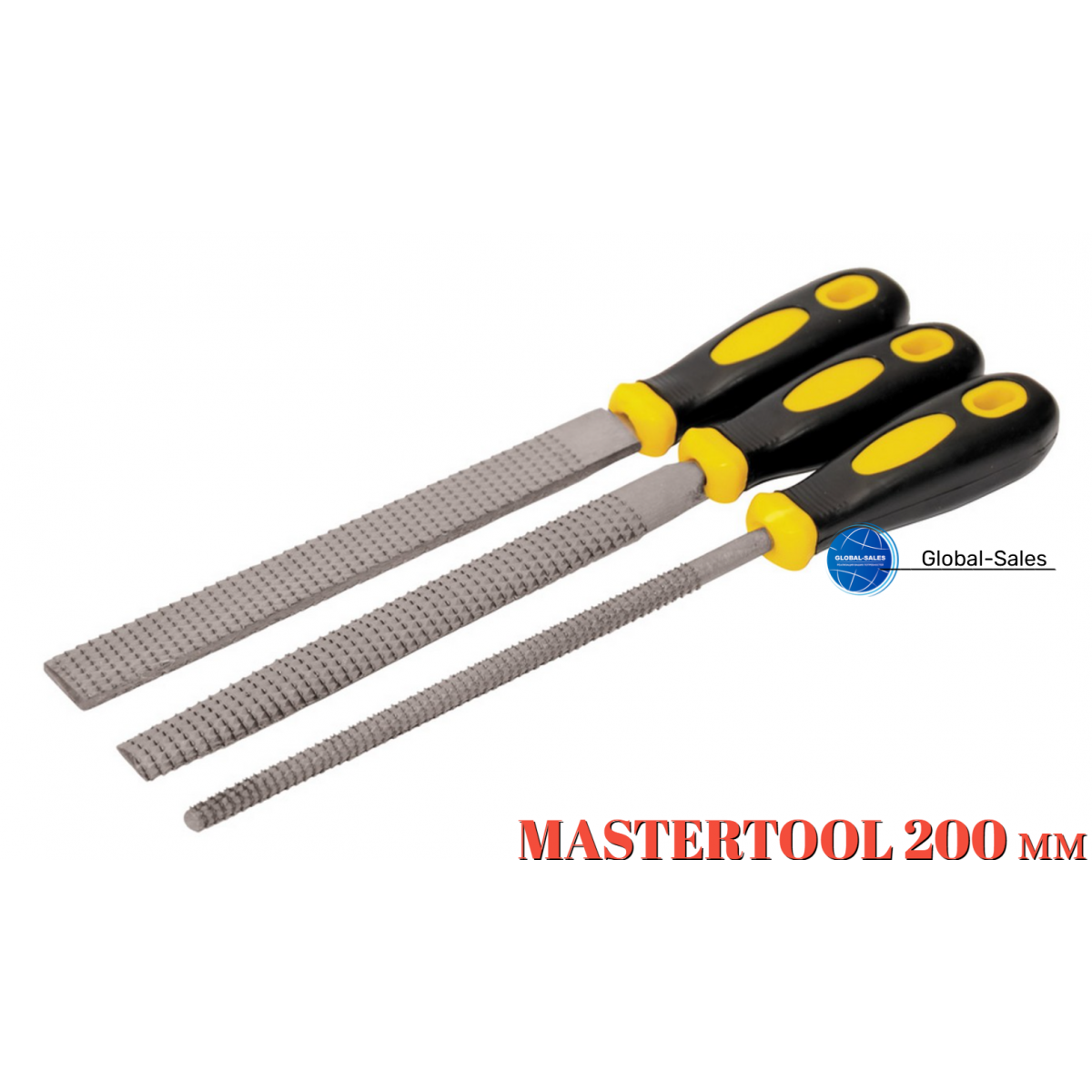 Набор рашпилей Mastertool 3 шт. (06-0330)
