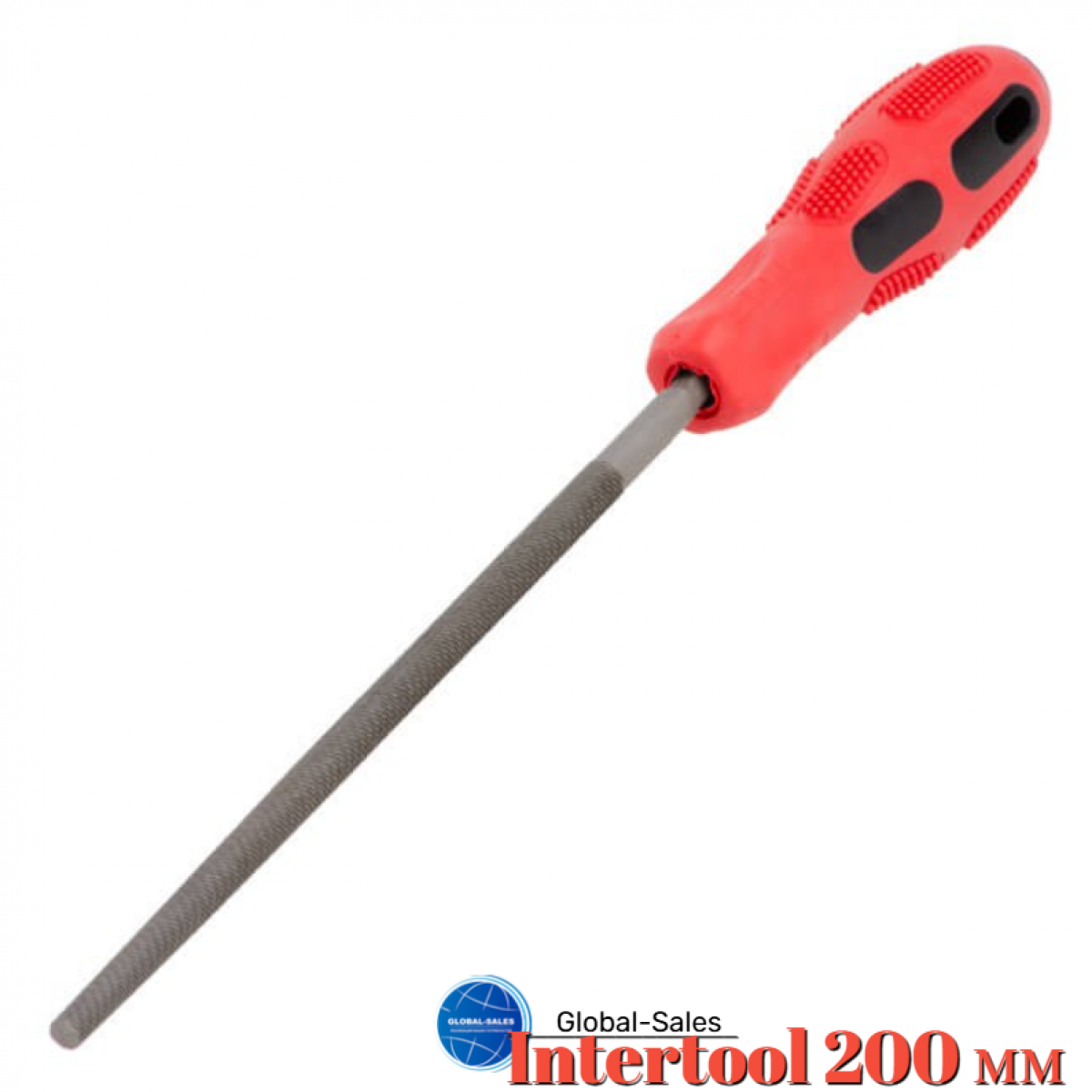 Напильник круглый Intertool 200 мм (HT-3713)