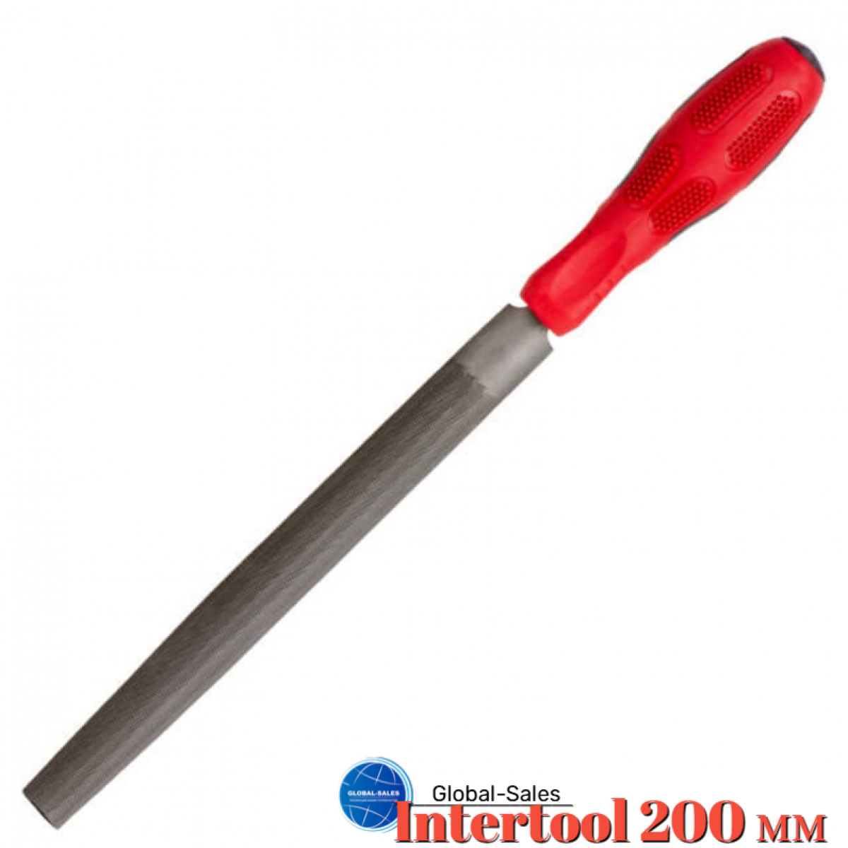 Напильник полукруглый Intertool 200 мм (HT-3712)