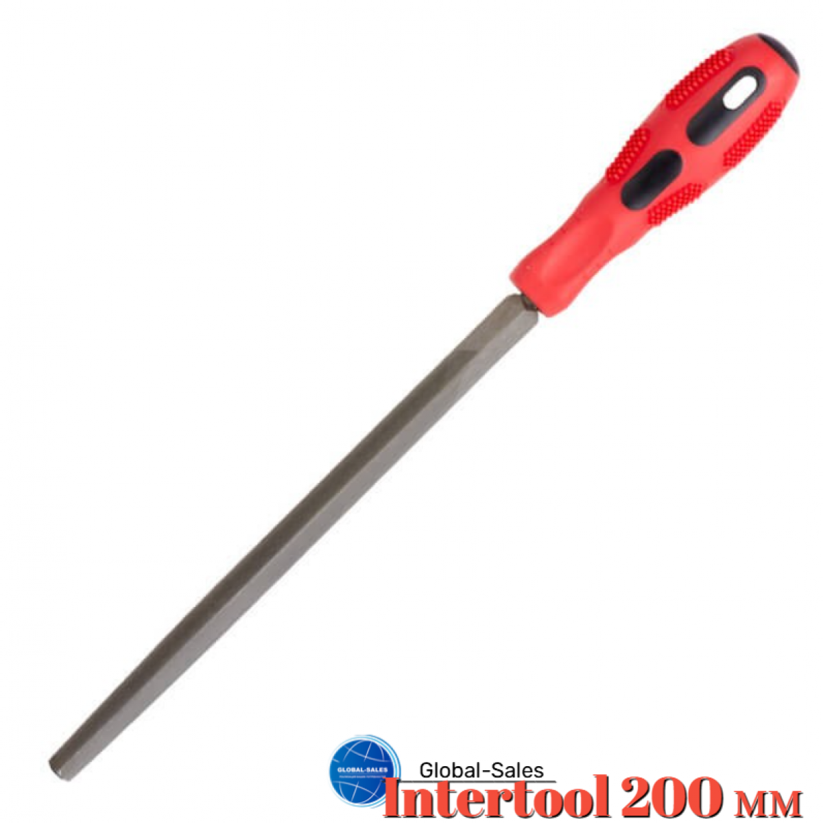 Напильник трехгранный Intertool 200 мм (HT-3711)