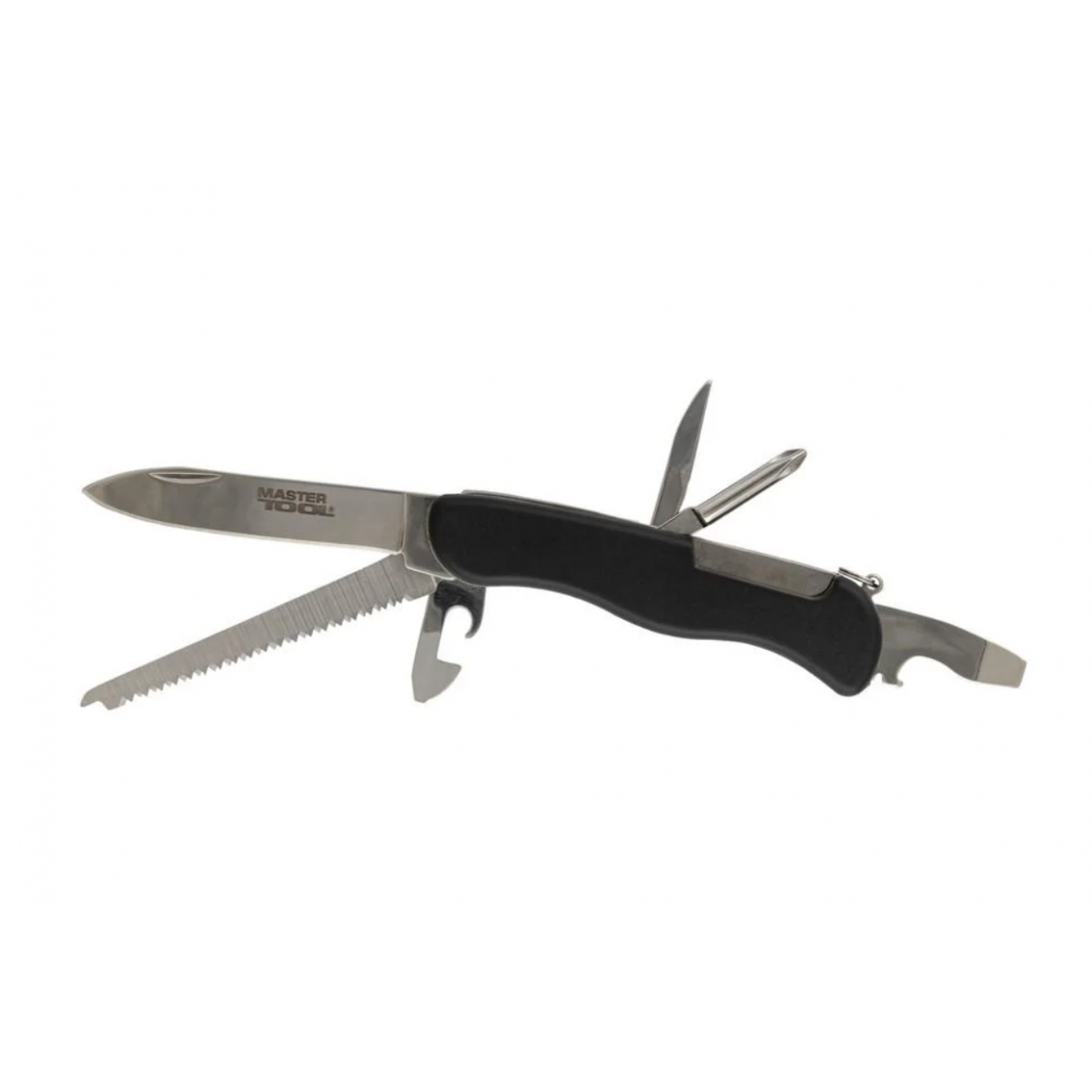 Мультитул Mastertool 7-в-1 швейцарский нож Maxi (79-0126) черный