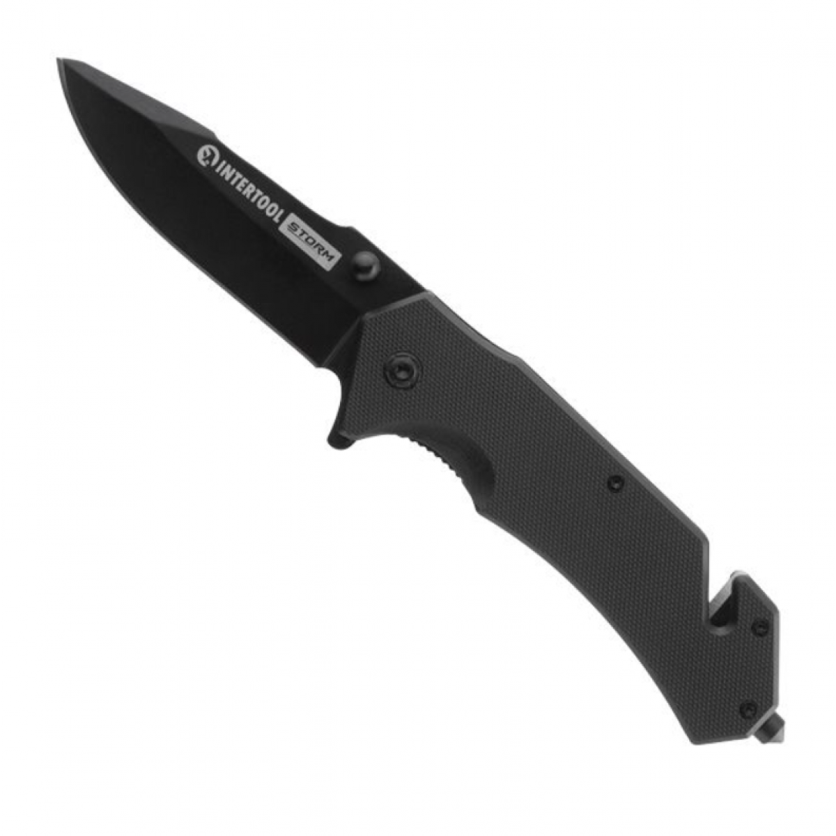 Мультитул  Intertool-Storm 200 x 80мм складной (HT-0588) Liner Lock,черный