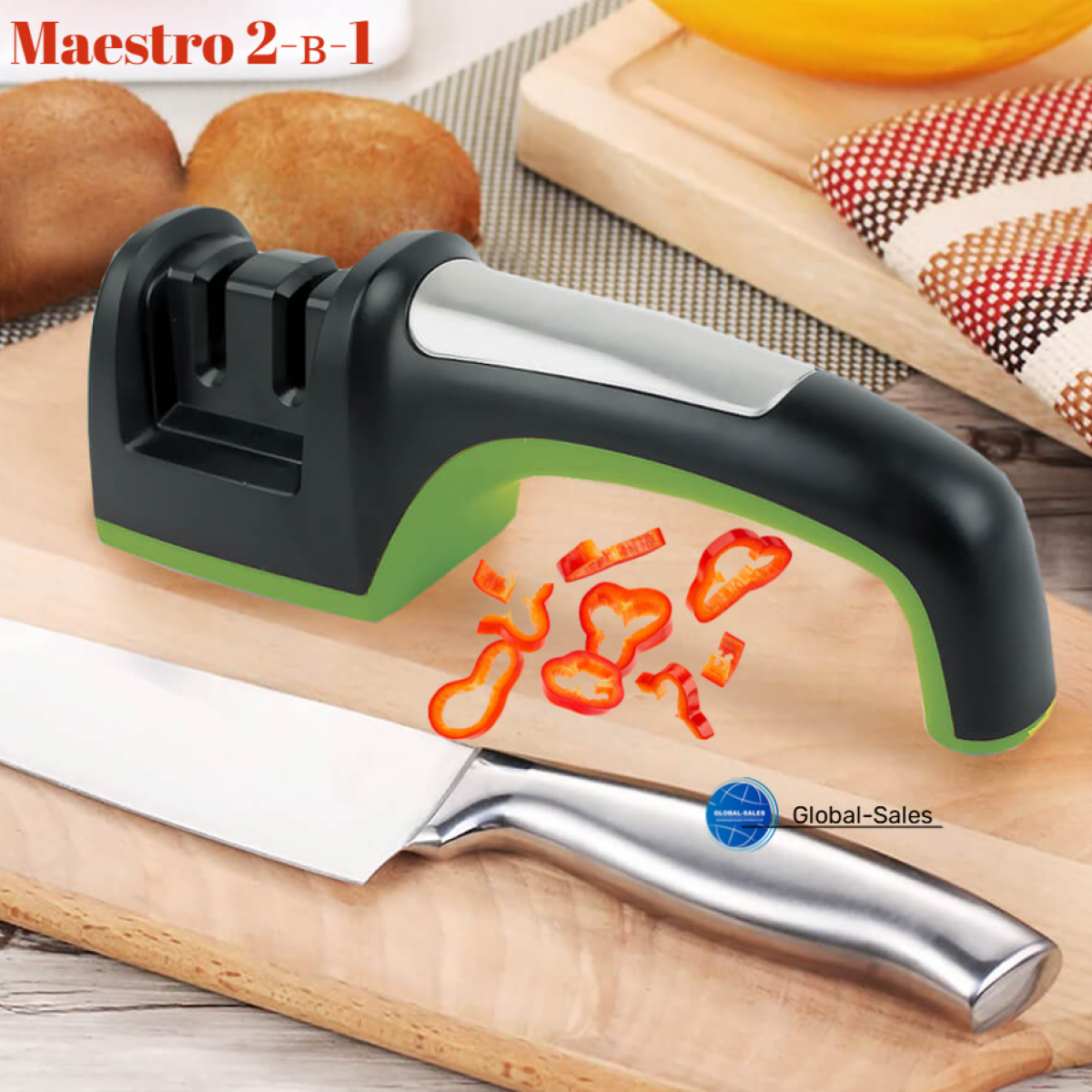 Точилка для ножей Maestro 2-в-1 MR-1490 (MR-1490)
