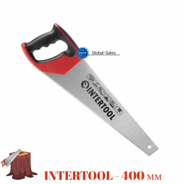 Ножовка по дереву Intertool 400 мм тройная заточка 7T х 1" (HT-3104) Ножовка по дереву Intertool 400 мм тройная заточка 7T х 1" (HT-3104)