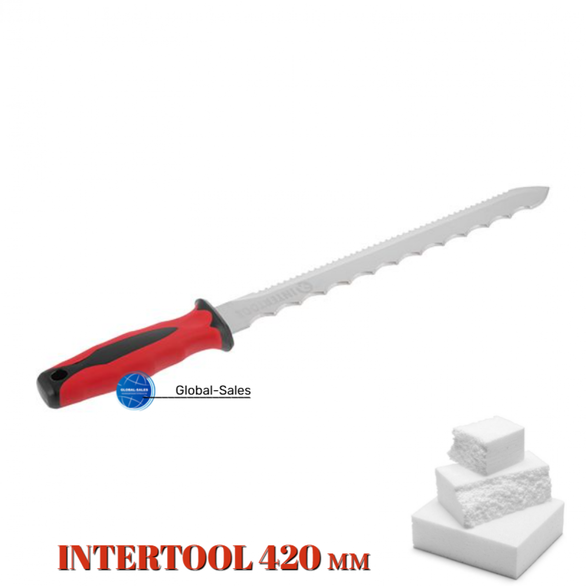 Нож для минеральной ваты Intertool 420мм (HT-0580) Нож для минеральной ваты Intertool 420мм (HT-0580)
