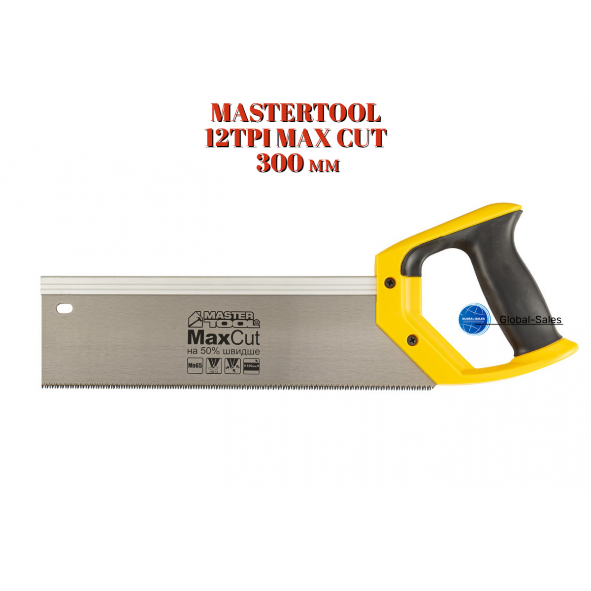 Ножовка по дереву пасовочная Mastertool 325 мм 13T х 1" х 3D (14-2703)