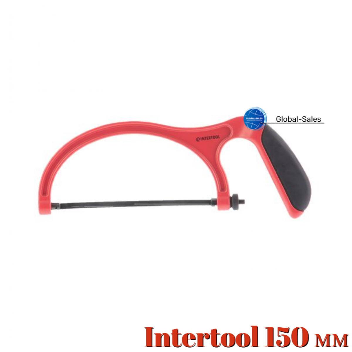 Ножовка по металлу Intertool 150 мм обрезиненная ручка (HT-3308)