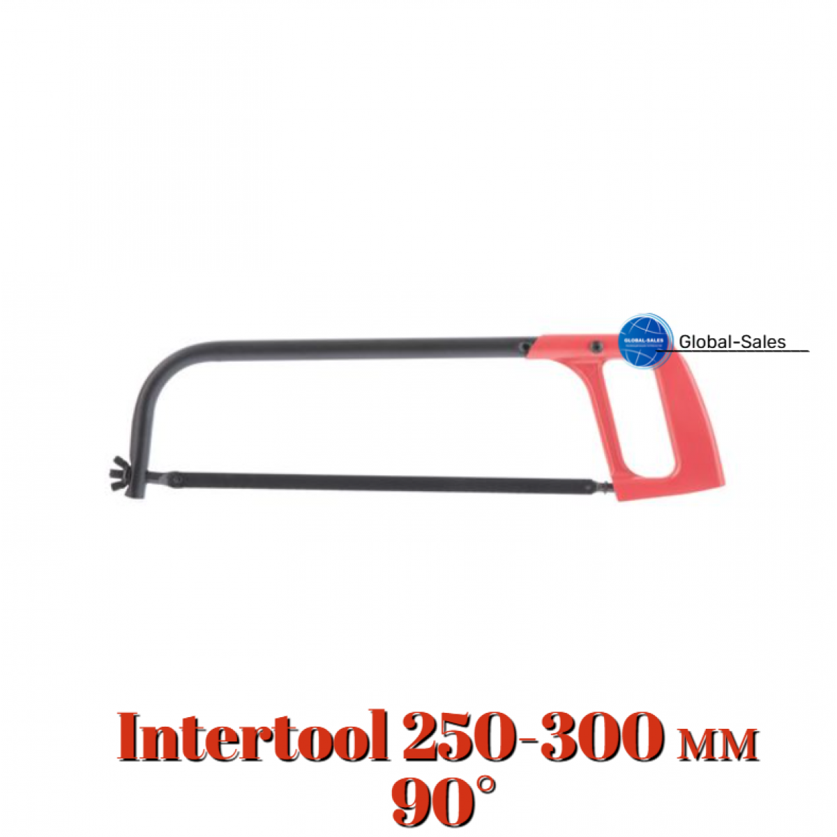Ножовка по металлу Intertool 250-300 мм металлическая ручка (HT-3303)
