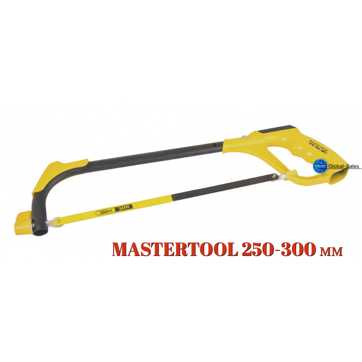 Ножовка по металлу Mastertool 250-300 мм металлическая ручка Pro (14-2227)