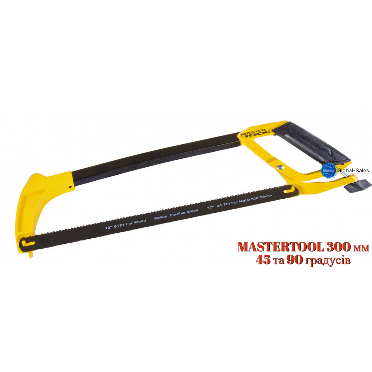 Ножовка по металлу Mastertool 300 мм алюминиевая ручка (14-2136) Ножовка по металлу Mastertool 300 мм алюминиевая ручка (14-2136)