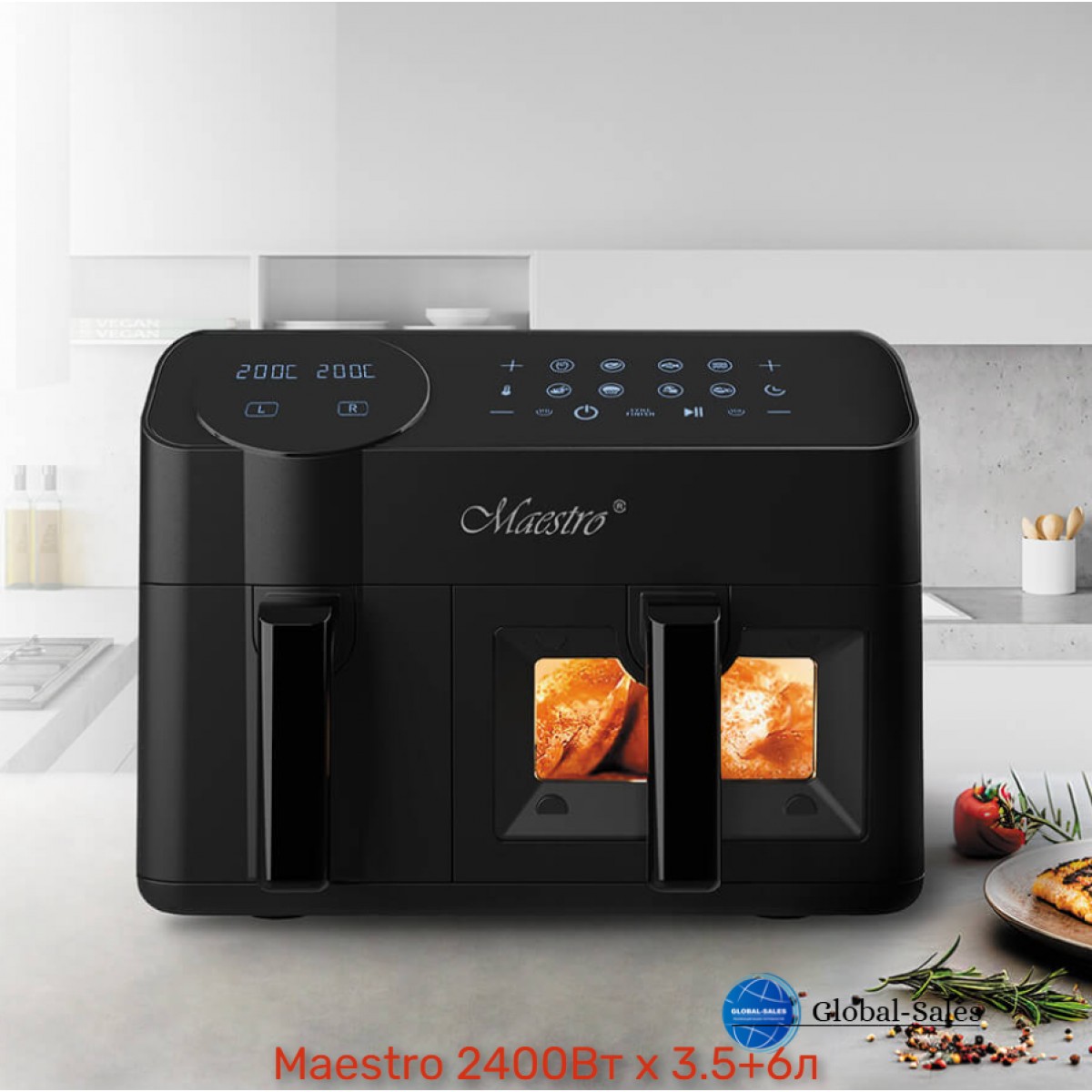 Мультипечь Maestro 2400Вт x 3.5+6л (MR-760) Мультипечь Maestro 2400Вт x 3.5+6л (MR-760)