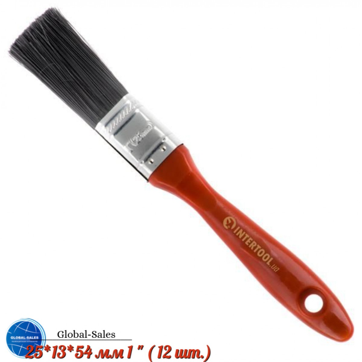 Кисть Intertool лакра 1" (KT-1425) (12 шт.)