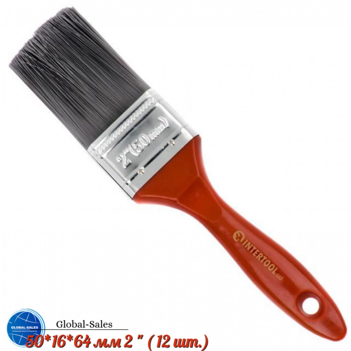 Кисть Intertool лакра 2" (KT-1450)