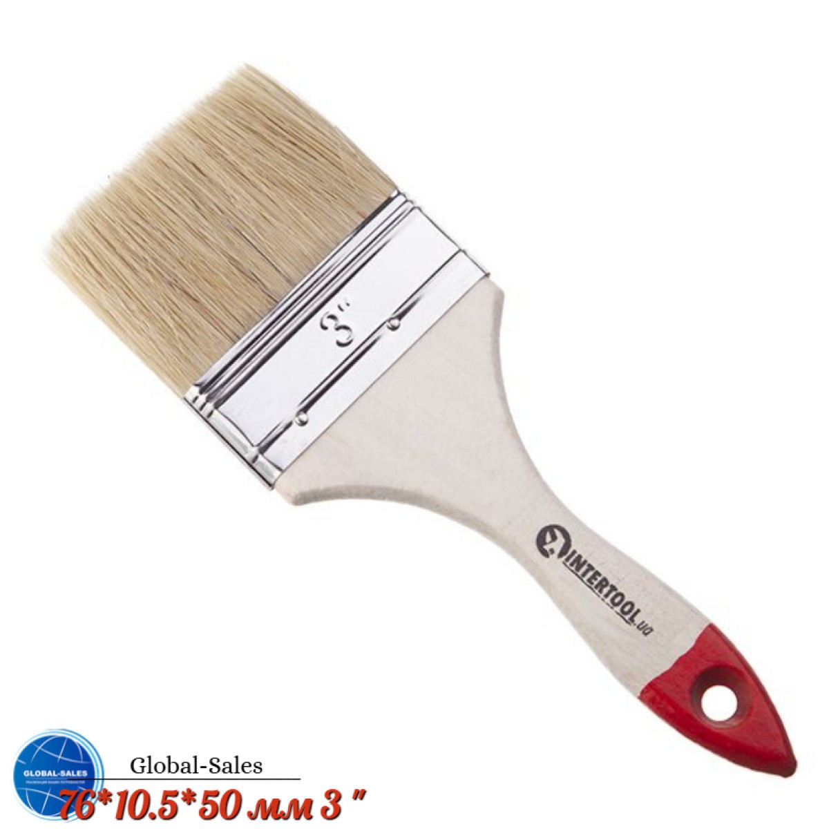 Кисть Intertool стандарт 3" (KT-1276)
