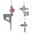 Дождеватель Intertool круговой на штанге (GE-0066)