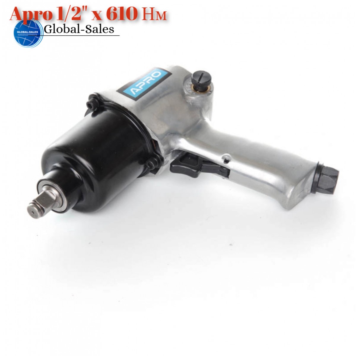 Гайковерт пневматический Apro 1/2" x 610 Нм (850121)
