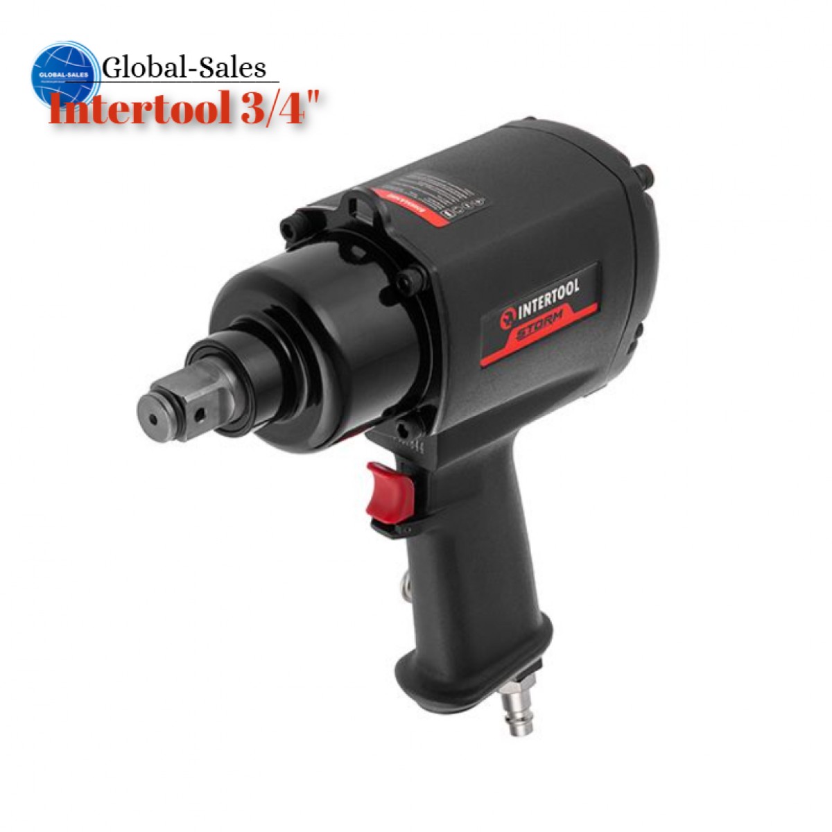 Гайковерт пневматический Intertool 3/4" Pro (PT-1105) Гайковерт пневматический Intertool 3/4" Pro (PT-1105)