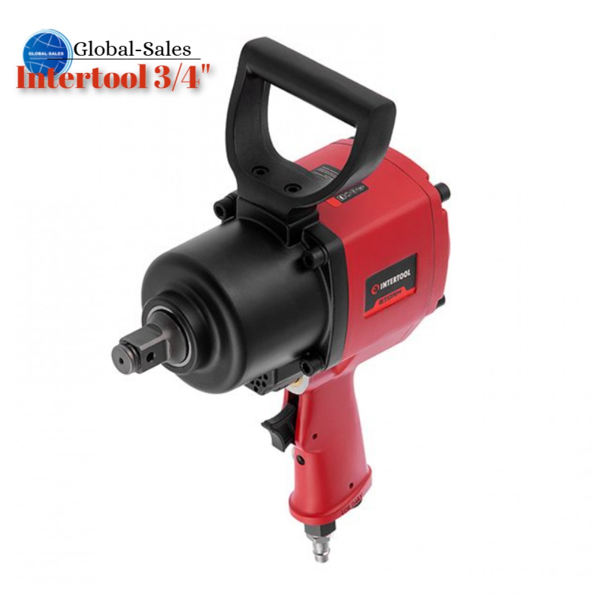 Гайковерт пневматический Intertool 3/4" двуручный Pro (PT-1106)