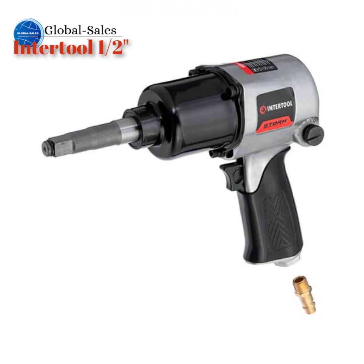 Гайковерт пневматический Intertool профессиональный 1/2" (PT-1103) Гайковерт пневматический Intertool профессиональный 1/2" (PT-1103)