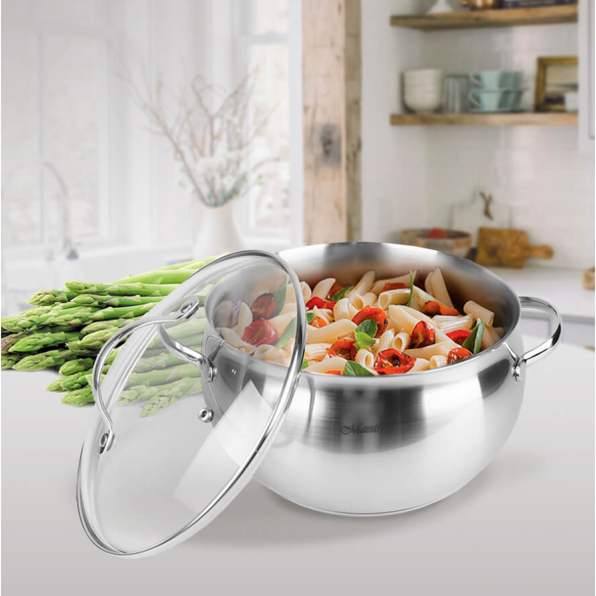 Кастрюля нержавеющая Maestro 180 мм х 3 л MR-3516-18 (MR-3516-18)