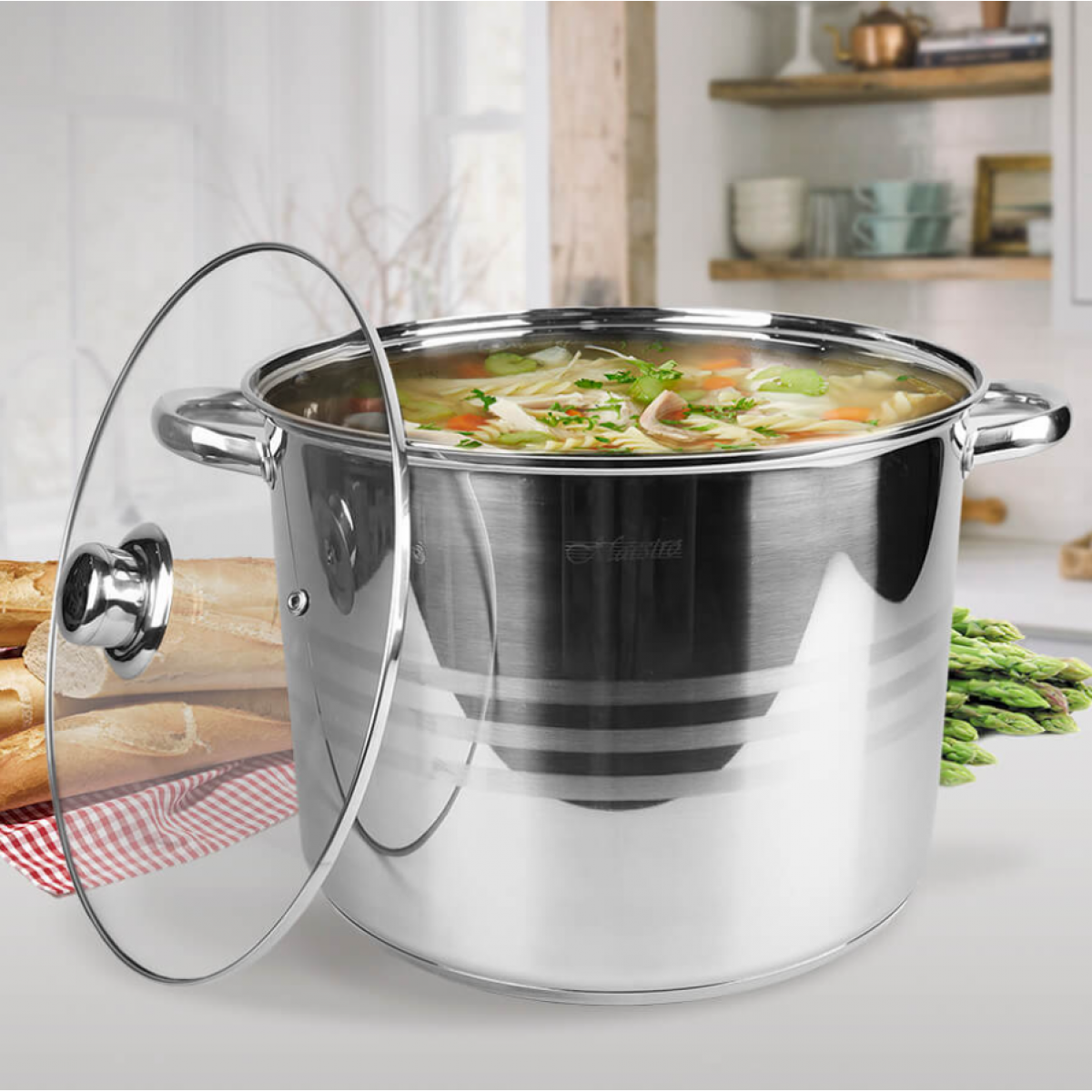 Кастрюля нержавеющая Maestro 200 мм х 14 л MR-3517-20 (MR-3517-14)