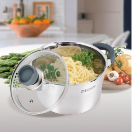Кастрюля нержавеющая Maestro 200 мм х 3.3 л MR-3507-20 (MR-3507-20)