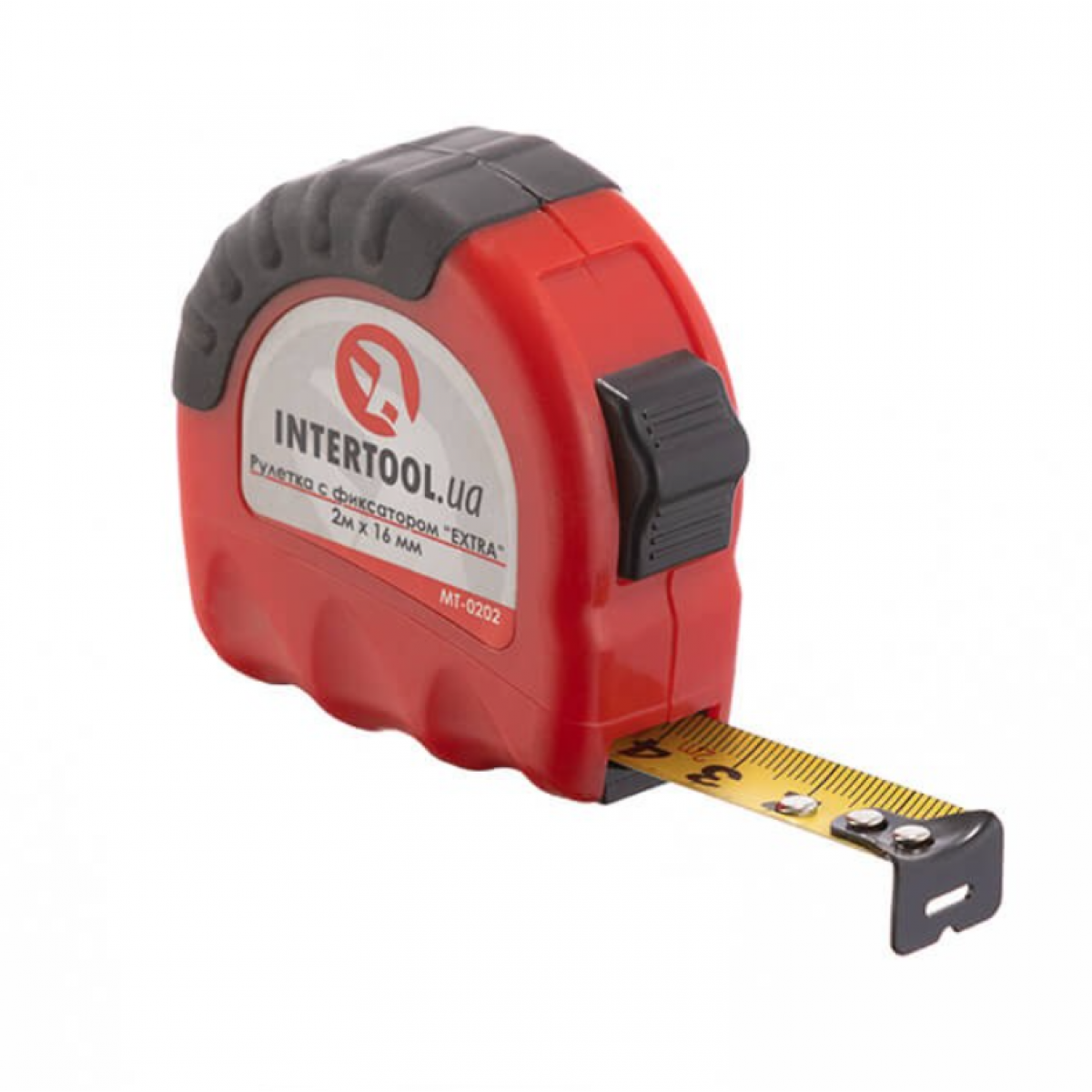 Рулетка Intertool 2 м х 16 мм Extra (MT-0202)